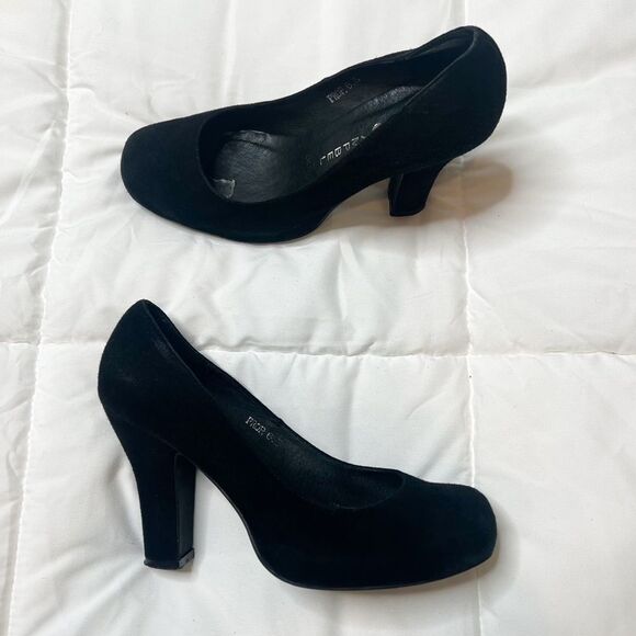 Jeffrey Campbell Black Suede Heels - Picture 2 of 8